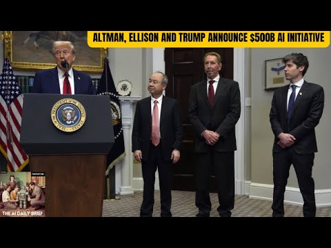 5000亿美元“星际之门”：Altman、Ellison与特朗普的AI豪赌