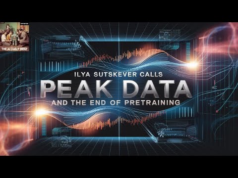 Ilya Sutskever断言“数据已封顶”：预训练时代正在终结