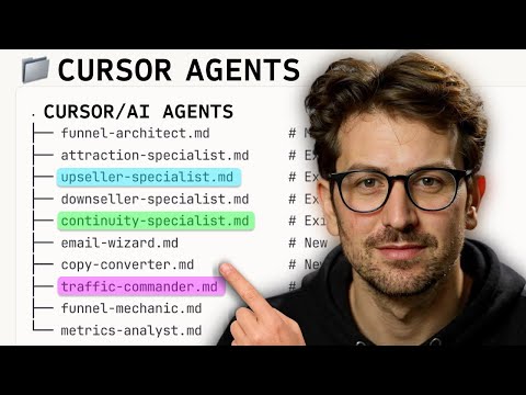 Cursor AI Agents 现场演示：一个工程师，像同时雇了10个开发者
