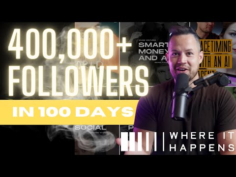 400K粉丝、100天：他不是靠运气，而是押对了内容的“底层公式”