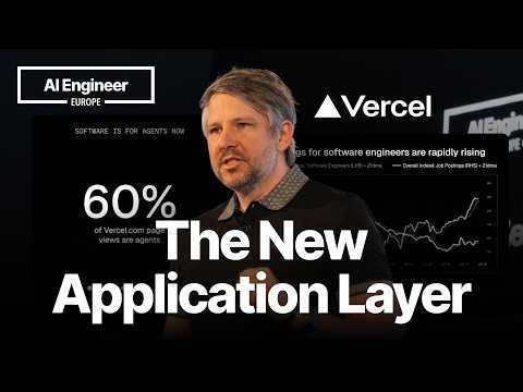 Vercel CTO 在欧洲首场 AI Engineer 大会上抛出一个冷事实：人类已不是应用的主要用户